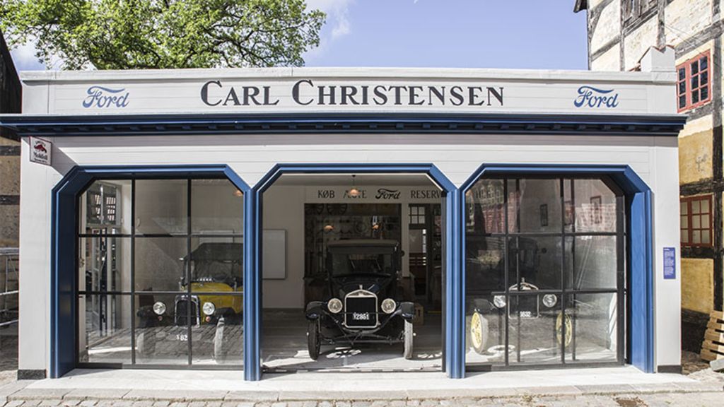 Bilbransjen i Den Gamle By i Aarhus