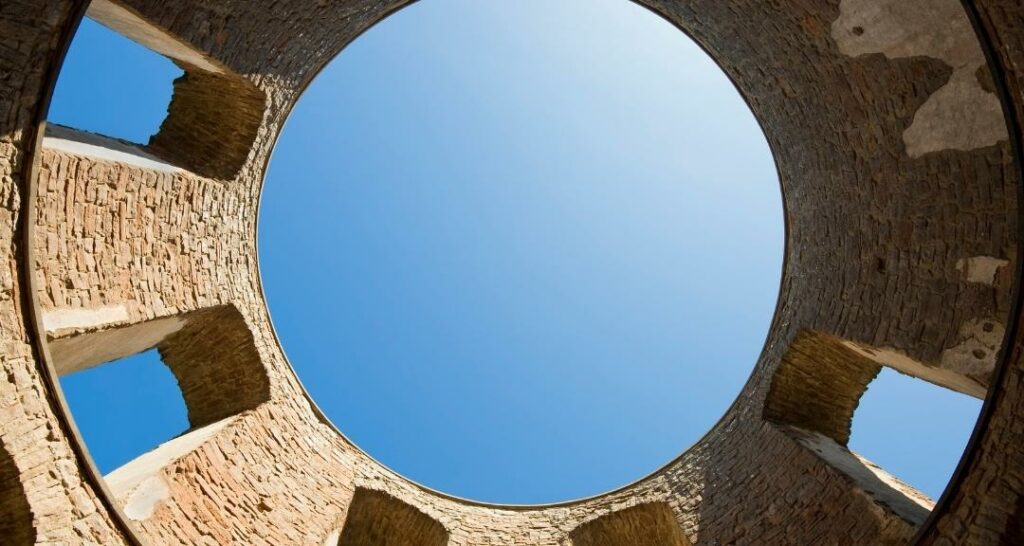 ruin på borgholm slott