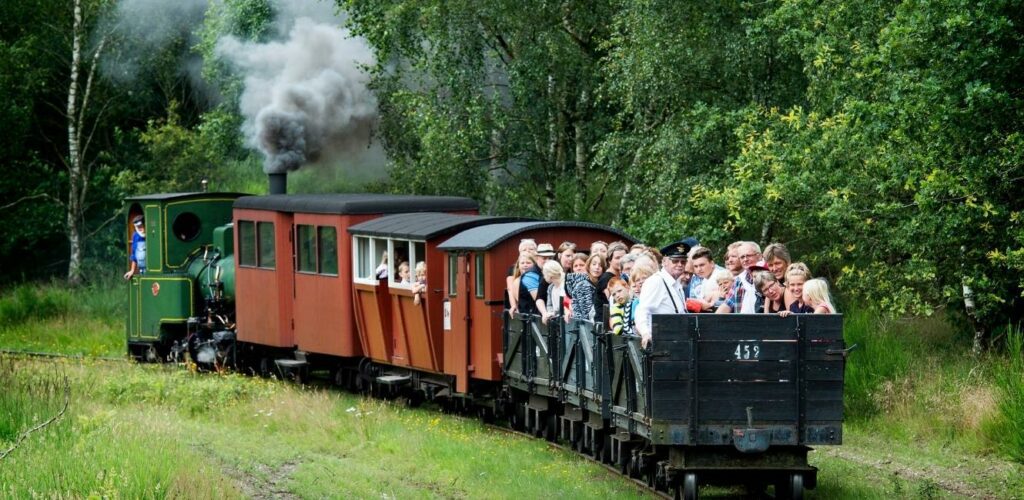 Damplokomotiv på Hjerl Hede