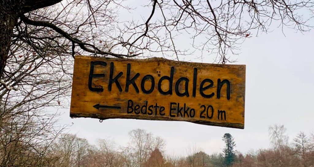 Veibeskrivelse til Ekkodalen på Bornholm