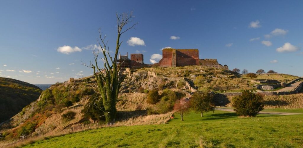 Hammershus sett fra siden