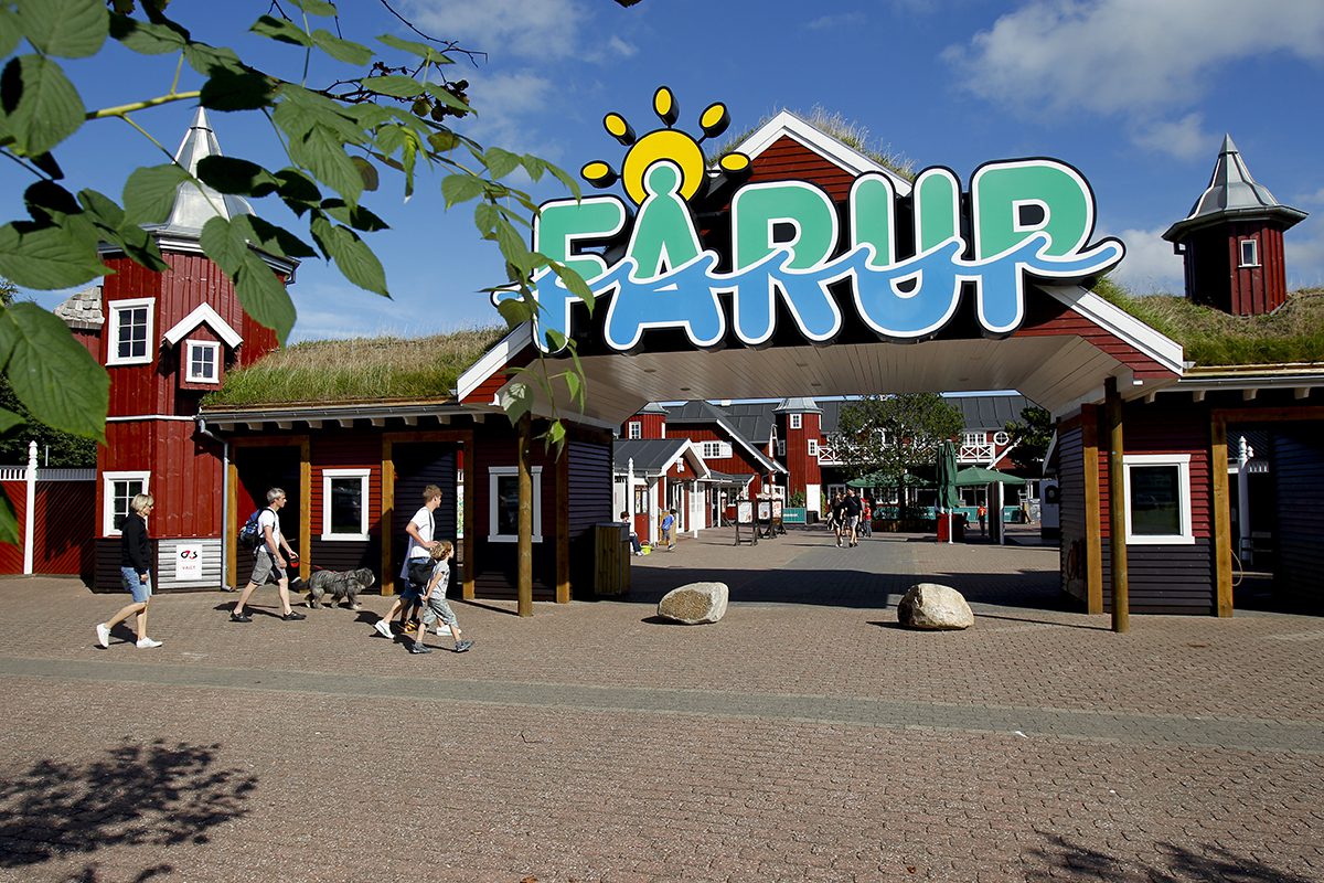 Inngangen til Fårup Sommerland