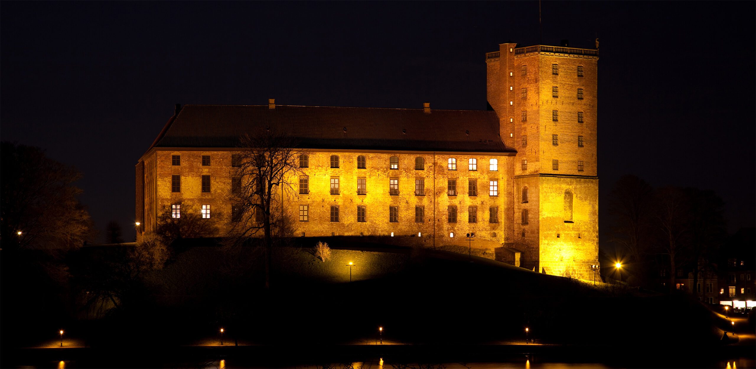 Koldinghus oplyst om natten