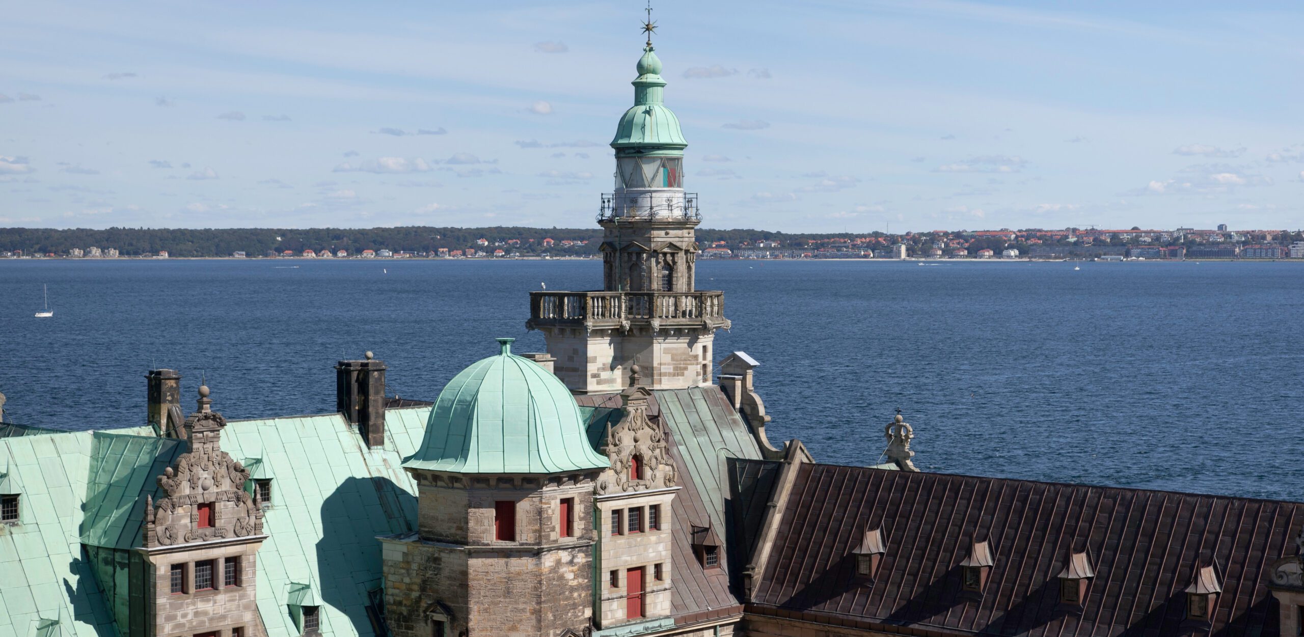 Udsigten mod Sverige fra Kronborg