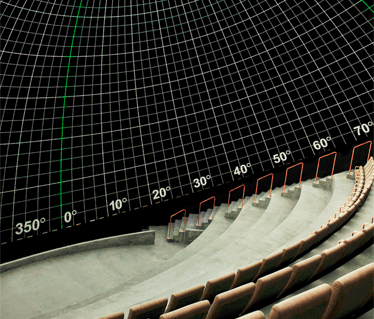 Kuppelsalen med gitter