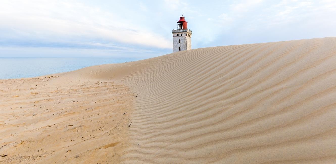 Den uendelige Sandbanke ved Rubjerg Knude Fyr