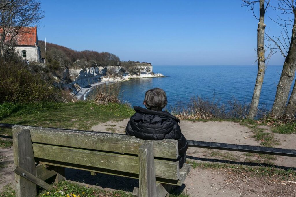 Pause ved Stevns Klint