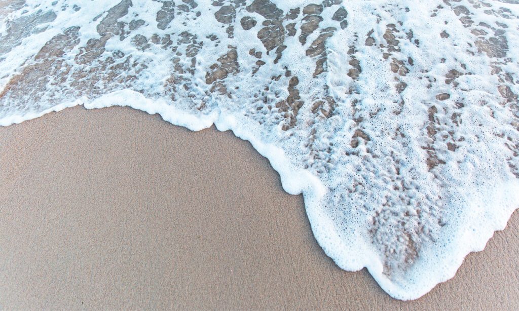 sandstrand i Blokhus i Nordjylland