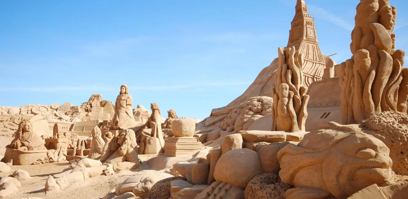 Sandskulptur Festival i Søndervig
