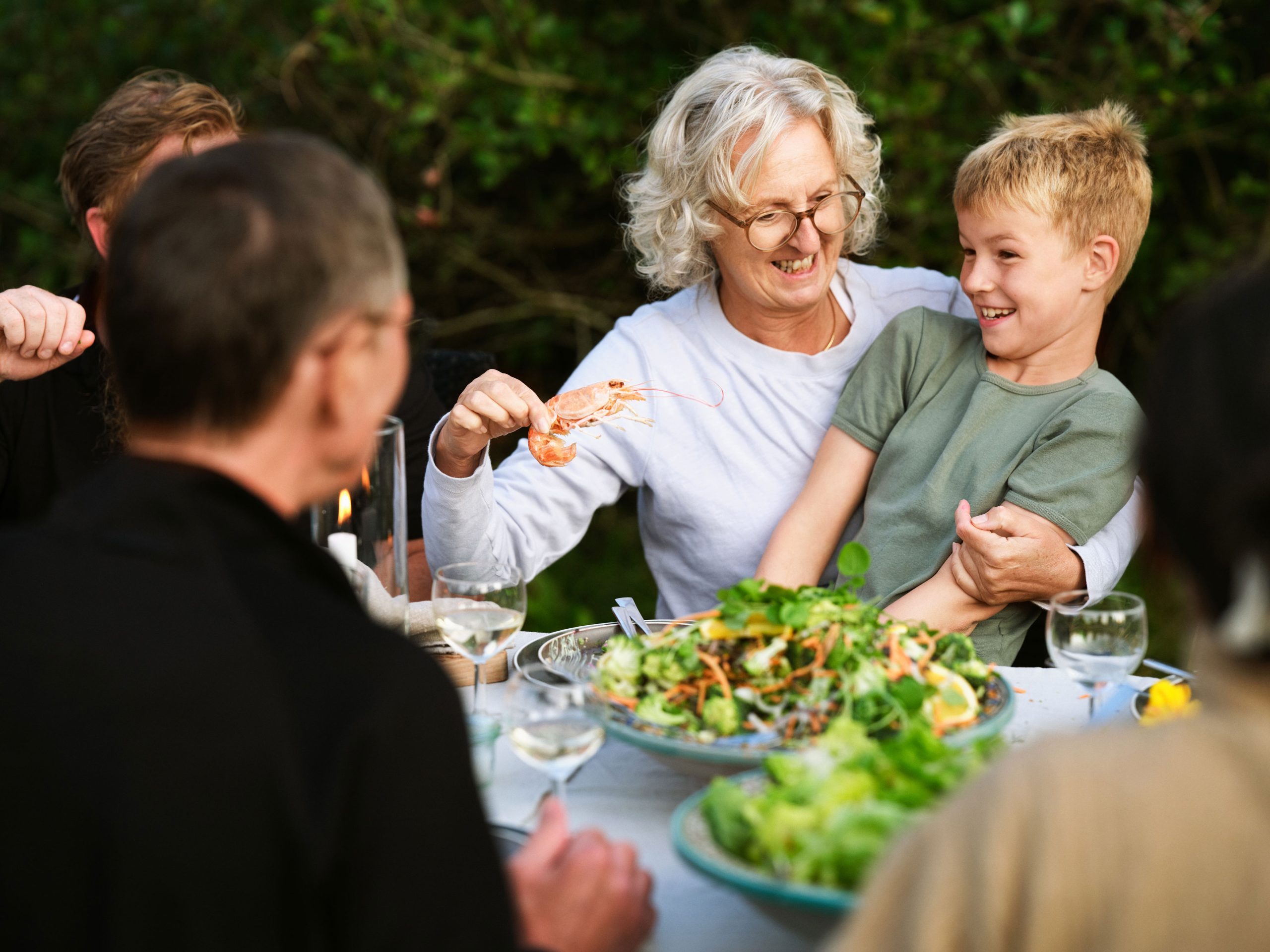 Sjov ved middagsbordet