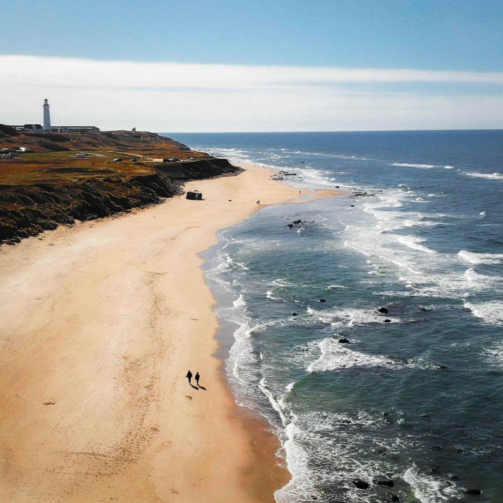 Husmoderstranden i Hirtshals